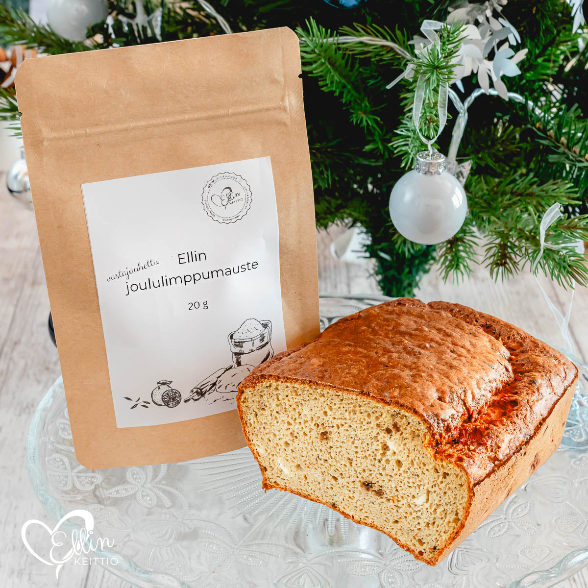 Gluteeniton, pähkinätön ja keto joululimppu