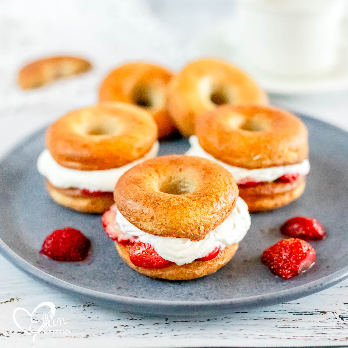 Ketot pullanmakuiset donitsit (pähkinätön, gluteeniton)