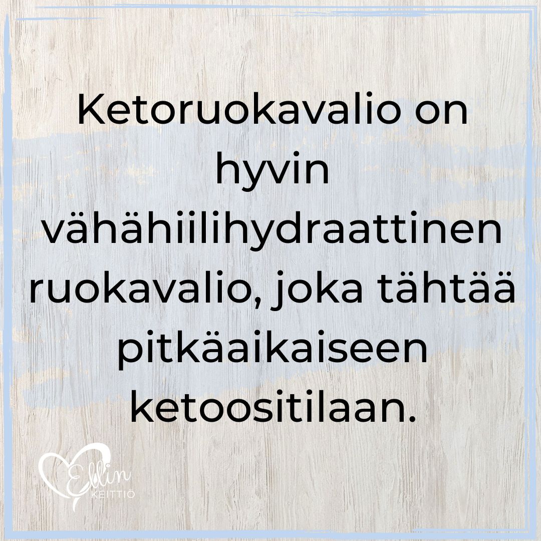 Ketoruokavalion pieni ABC