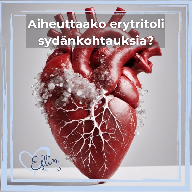 Onko erytritoli vaarallista? Aiheuttaako se sydänkohtauksia?