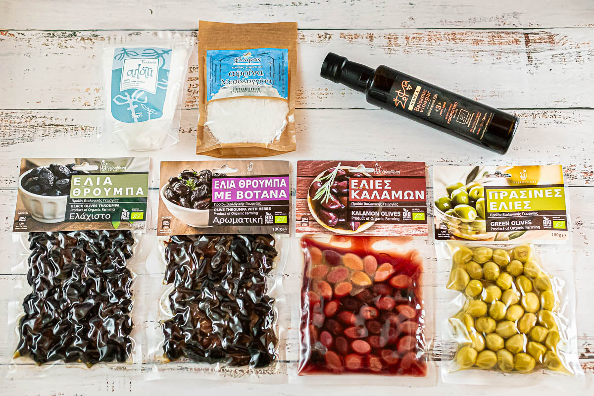 Uusia tuotteita Ellin keittiössä: luomuoliiveja, balsamiviinietikkaa ja suolaa suoraan Kreikan auringon alta!
