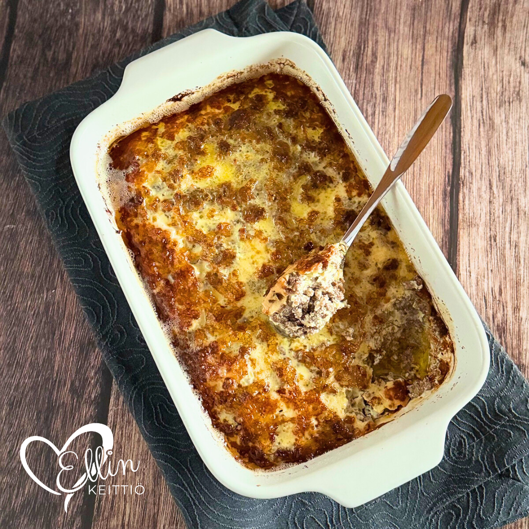 Kermainen jauhelihalaatikko