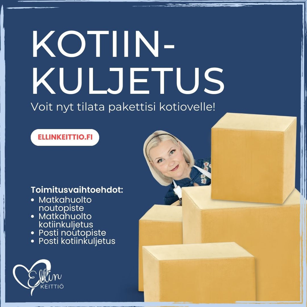 Uutta Ellin keittiössä: tilausten kotiinkuljetus