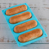 Ellin keittiö — silikoninen sämpylävuoka, hot dog